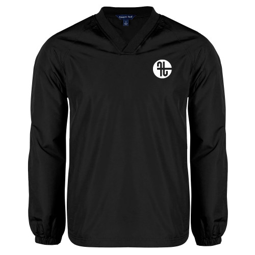  Black V Neck Raglan Windshirt - Identity Mark