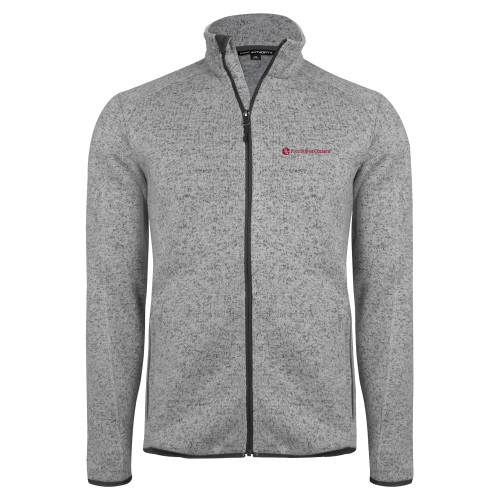  Grey Heather Sweater Fleece Jacket - Primary Mark