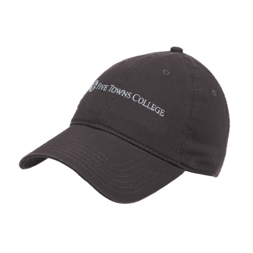  Charcoal Unstructured Adjustable Low Profile Hat - Primary Mark
