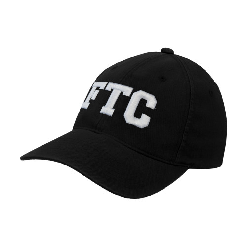  Black Flexfit Structured Low Profile Hat - FTC