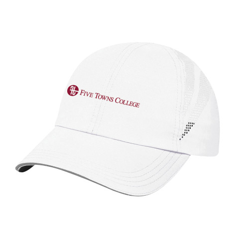  White Performance Cap - Primary Mark