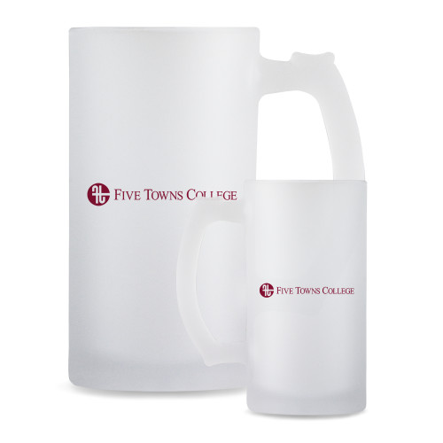  Full Color Decorative Frosted Glass Mug 16oz - Primary Mark