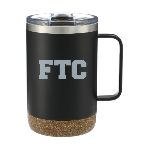 Five Towns Valhalla Vacuum Insulated Camp Black Mug 14oz
