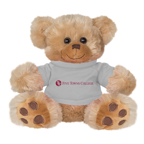  Plush Big Paw 8 1/2 inch Brown Bear w/Grey Shirt - Primary Mark