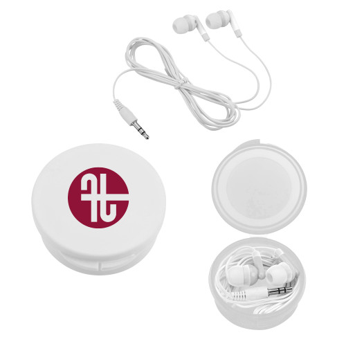  Ear Buds in White Case - Identity Mark