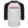 Thumbnail image for  White/Black Raglan Baseball T Shirt