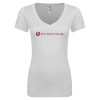 Thumbnail image for  Next Level Womens White Ideal V Tee