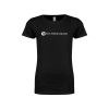 Thumbnail image for  Next Level Girls Black Fashion Fit T Shirt