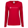 Thumbnail image for  Womens Cardinal Long Sleeve V Neck Tee 