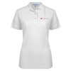 Thumbnail image for  Womens Silk Touch White Pique Polo