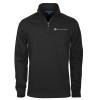Thumbnail image for  Black Slub Fleece 1/4 Zip Pullover