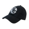 Thumbnail image for  Black Unstructured Adjustable Low Profile Hat