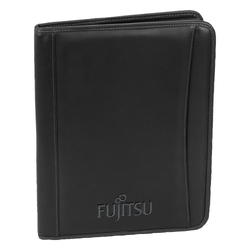 Millennium Black Leather Writing Pad-Fujitsu