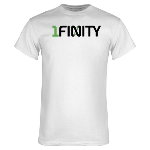 White T Shirt-1Finity Wordmark