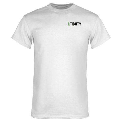 White T Shirt-1Finity Wordmark