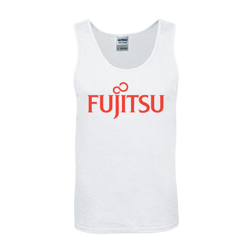 White Tank Top-Fujitsu