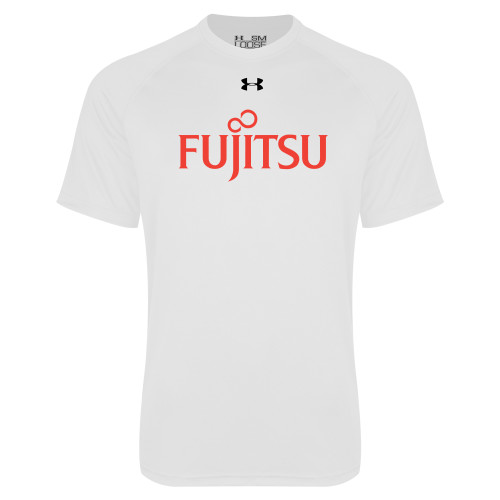 Under Armour White Tech Tee-Fujitsu