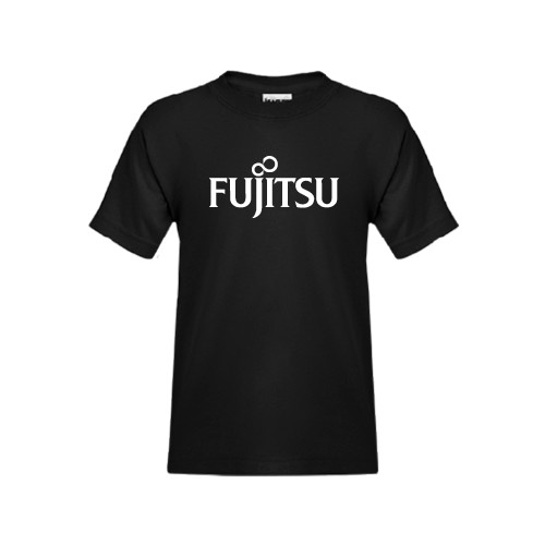 Youth Black T Shirt-Fujitsu