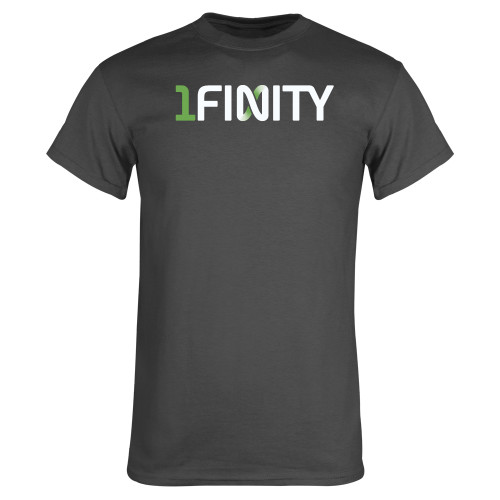 Charcoal T Shirt-1Finity Wordmark