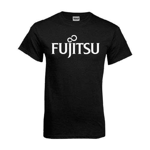 Black T Shirt-Fujitsu