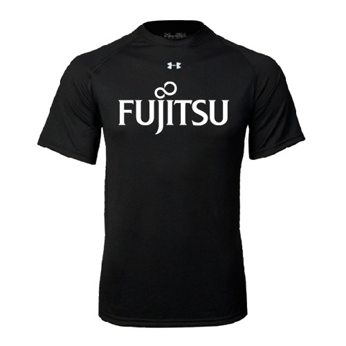 Under Armour Black Tech Tee-Fujitsu