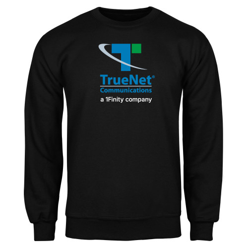 Black Fleece Crew-TrueNet Communications Stacked