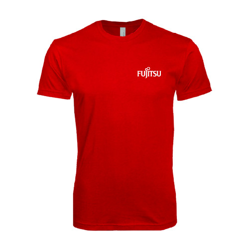 Next Level Red Softstyle T Shirt-Fujitsu