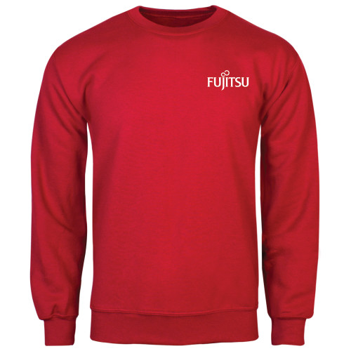 Red Fleece Crew-Fujitsu