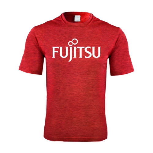 Red Heather Performance Contender Tee-Fujitsu