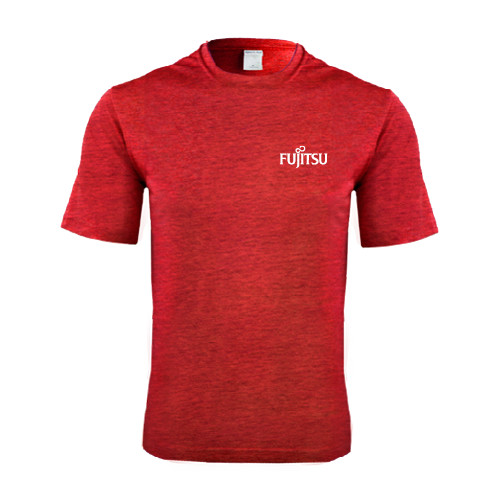 Red Heather Performance Contender Tee-Fujitsu