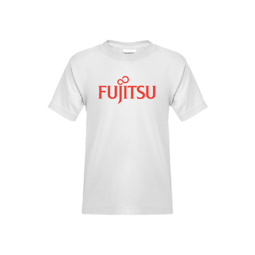Youth White T Shirt-Fujitsu