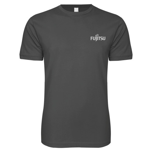 Next Level Charcoal SoftStyle T Shirt-Fujitsu