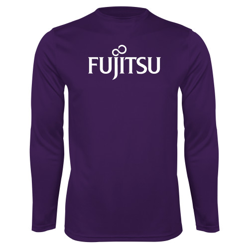 Purple Performance Long Sleeve Shirt-Fujitsu