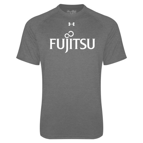 Under Armour Carbon Heather Tech Tee-Fujitsu