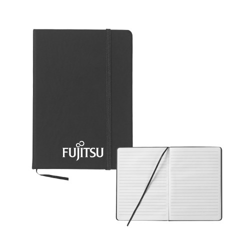 5x7 Black Hard Cover Journal-Fujitsu