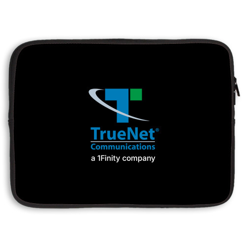 15 inch Neoprene Laptop Sleeve-TrueNet Communications Stacked