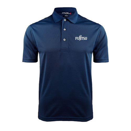 Navy Dry Mesh Polo-Fujitsu