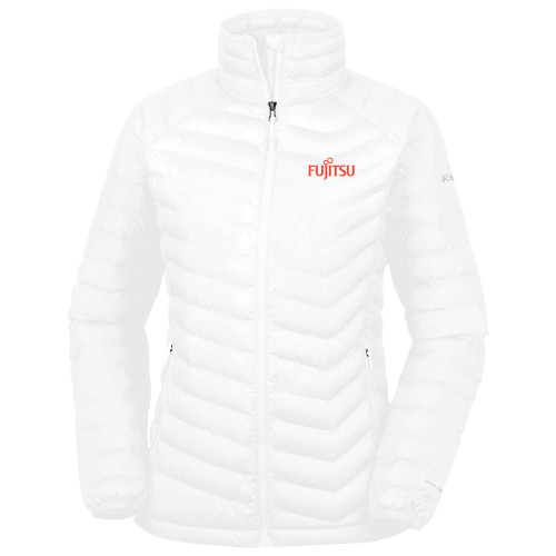 Columbia Womens White Powder Lite Jacket-Fujitsu