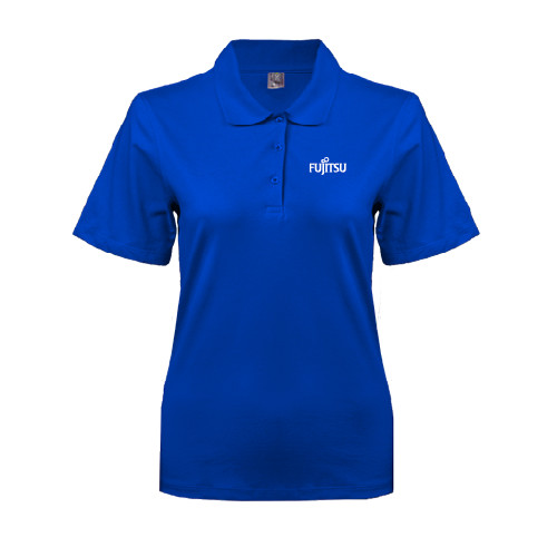 Womens Silk Touch Royal Pique Polo-Fujitsu