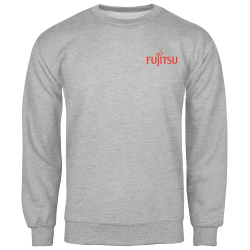 Grey Fleece Crew-Fujitsu