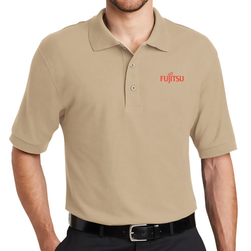Stone Silk Touch Polo-Fujitsu