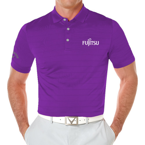 Callaway Purple Opti Vent Polo-Fujitsu