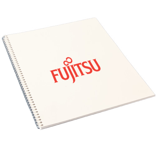 College Spiral Notebook w/Clear Coil-Fujitsu