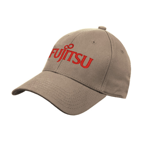 Khaki Structured Adjustable Pro Style Hat-Fujitsu