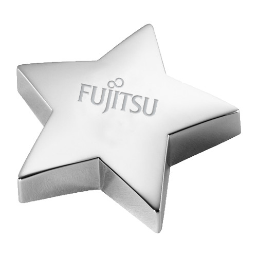 Silver Star Paperweight-Fujitsu