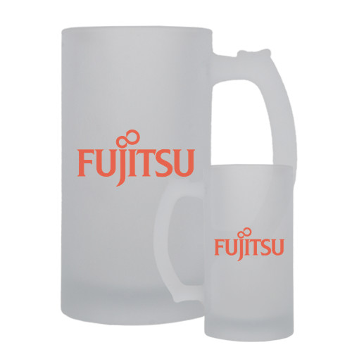 Full Color Decorative Frosted Glass Mug 16oz-Fujitsu
