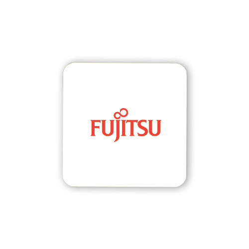 Hardboard Coaster w/Cork Backing-Fujitsu