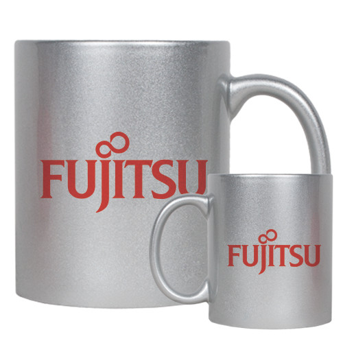 Full Color Silver Metallic Mug 11oz-Fujitsu