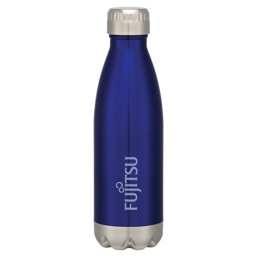 Swig Stainless Steel Blue Bottle 16oz-Fujitsu