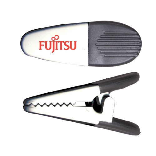 White Crocodile Clip/Magnet-Fujitsu